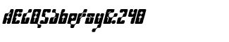 Digital fonts G-Z: Kernfusion Glam Italic