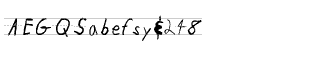 Handwriting fonts A-K: Kid Type 2 Ruled