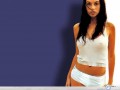 Kim Smith wallpapers: Kim Smith in white no bra wallpaper