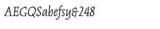 Serif fonts G-L: Kinesis Light Italic
