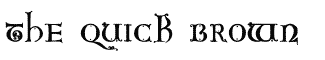 Serif misc fonts: King-Arthur