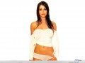 Kirsty Gallacher wallpapers: Kirsty Gallacher in white lingerie wallpaper