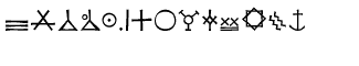 Symbol fonts E-X: Koch Signs 1