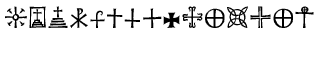 Symbol fonts E-X: Koch Signs 2