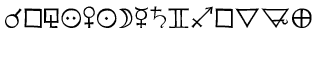 Symbol fonts E-X: Koch Signs 3