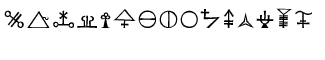 Symbol fonts E-X: Koch Signs 4