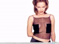 Kylie Minogue wallpapers: Kylie Minogue sexy clear t-shirt wallpaper