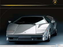 Lamborghini grey front profile wallpaper
