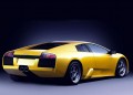 Lamborghini wallpapers: Lamborghini Murcielago rear yellow wallpaper