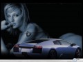 Car wallpapers: Lamborghini sexy girl wallpaper