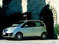 Lancia Musa white parking wallpaper