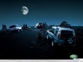 Car wallpapers: Land Rover Discovery in night wallpaper