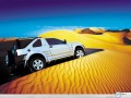 Land Rover Freelander desert view wallpaper