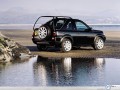 Land Rover Freelander in the sea wallpaper