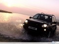 Land Rover Freelander in the water wallpaper