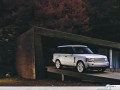 Land Rover Range wallpapers: Land Rover Range near  garage  wallpaper