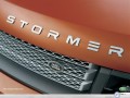 Land Rover Range Stormer Concept Car logo wallpaper