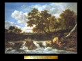 Painting wallpapers: Landscape with watterfall
