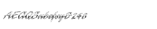 Handwriting fonts K-Y: Laser Chrome