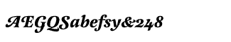 Serif fonts L-O: Latienne Bold Italic Swash