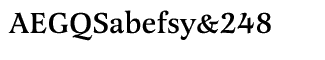 Serif fonts L-O: Latienne Medium