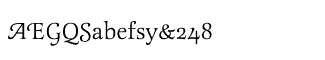 Serif fonts L-O: Latienne Roman Swash