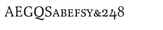 Serif fonts L-O: Latienne Small Caps Regular