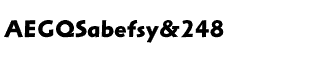 Sands Serif fonts J-Q: Letraset Arta Bold