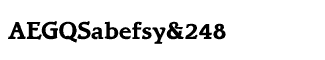 Sands Serif fonts J-Q: Letraset Bramley Bold