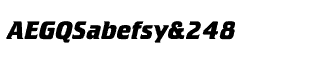 Sands Serif fonts J-Q: Letraset Crillee Bold Italic