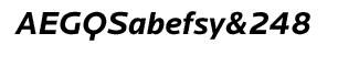 Sans Serif fonts: Locator Bold Italic