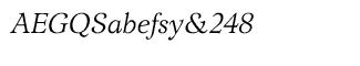 Serif fonts L-O: Lomba Book Italic