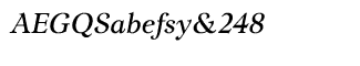 Serif fonts L-O: Lomba Medium Italic