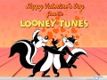 Looney Tunes valentine day couple wallpaper