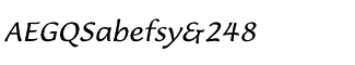 Serif fonts L-O: Lucida Casual Italic