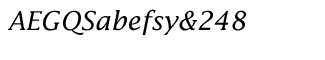Serif fonts L-O: Lucida CE Italic