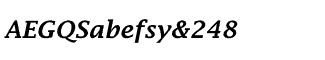 Serif fonts L-O: Lucida Fax Demi Italic