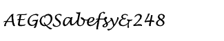 Serif fonts L-O: Lucida Handwriting