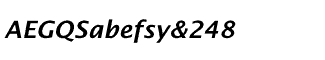 Serif fonts L-O: Lucida Sans Demi Italic