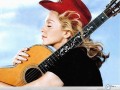 Music wallpapers: Madonna guitar wallpaper