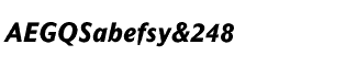 Sands Serif fonts J-Q: Mahsuri Sans Extra Bold Italic Package