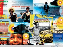Manu Chao collage wallpaper