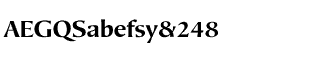 Serif fonts L-O: Mariposa Sans Bold
