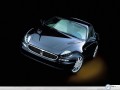 Maserati Coupe wallpapers: Maserati Coupe black  front angle view wallpaper
