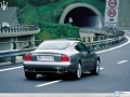 Maserati wallpapers: Maserati Coupe down the road  wallpaper