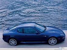 Maserati Grandsport ocean view wallpaper