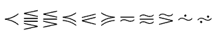 Symbol fonts E-X: Mathematical Pi 5