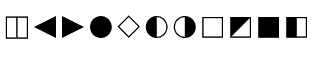 Symbol fonts E-X: Mathematical Pi 6