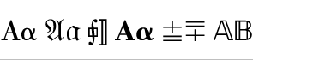 Symbol fonts E-X: Mathematical Pi Volume