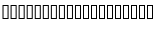 Symbol misc fonts: Matrix Schedule